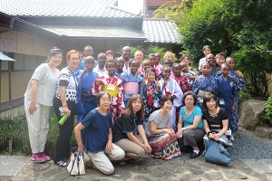 熊谷市国際交流協会　アフリカ・ケニア共和国小中学生熊谷訪問